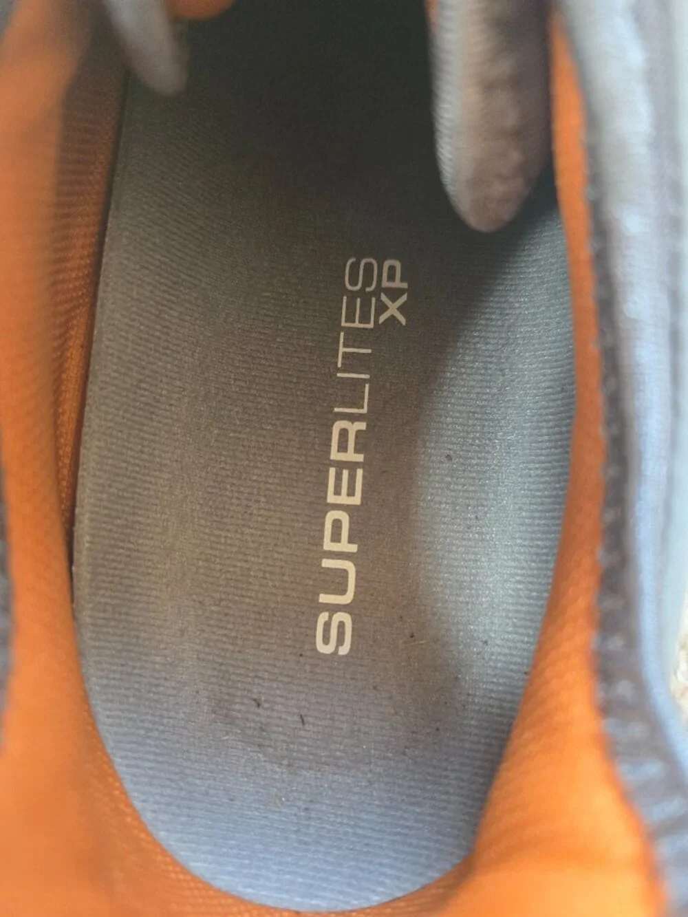FootJoy Superlites XP Spikeless Golf Shoes Grey/Orange 58073 Men’s US Size 11.5